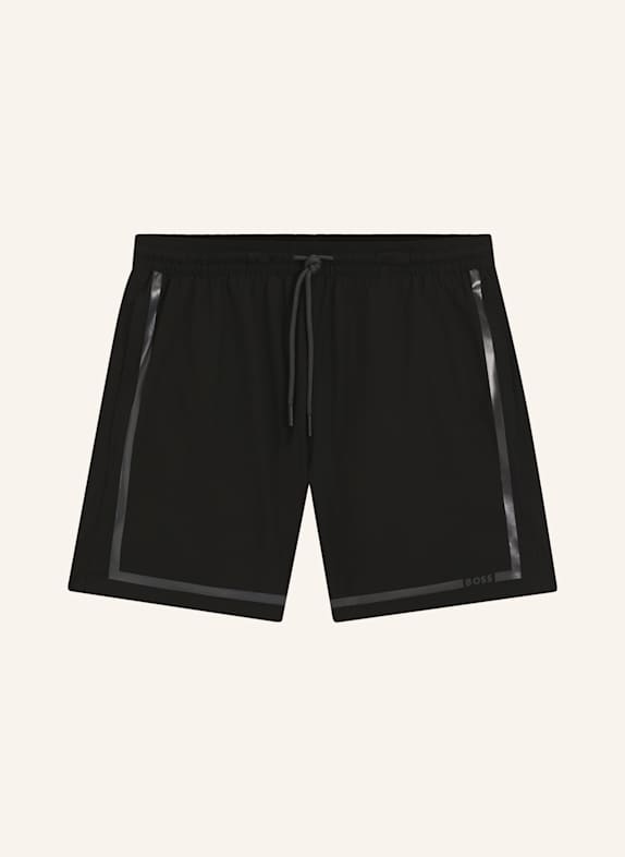 BOSS Badeshort VITAL_TRUNKS SCHWARZ