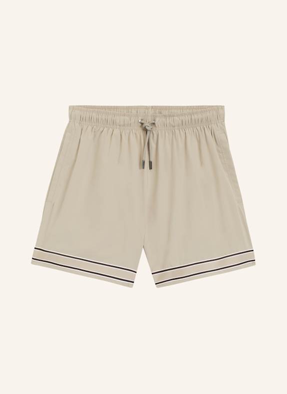 BOSS Badeshort RESORT_TAPE_TRUNKS BEIGE