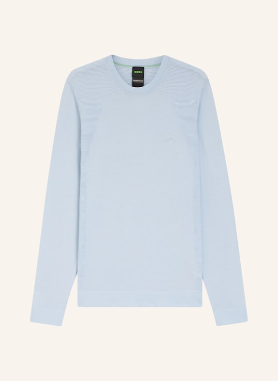 BOSS Pullover KN_MOMENTUM-LITE CN Regular Fit BLAU