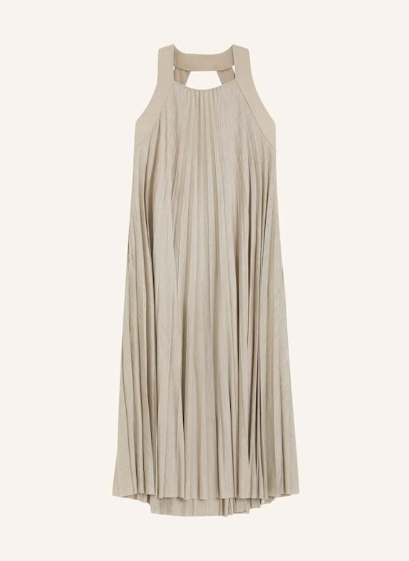 BOSS Jersey-Kleid EDACKI Relaxed Fit BEIGE