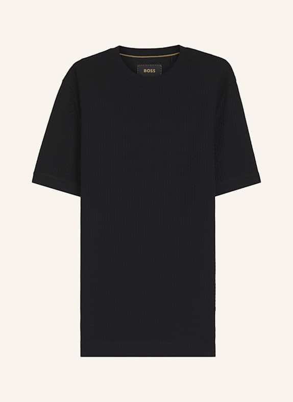 BOSS T-Shirt L-TESAR 17 Regular Fit SCHWARZ