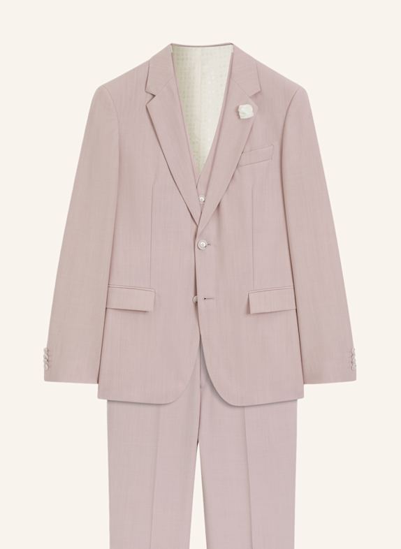 BOSS Business Anzug H-HOUSTON-3PCS-262 Slim Fit HELLROSA