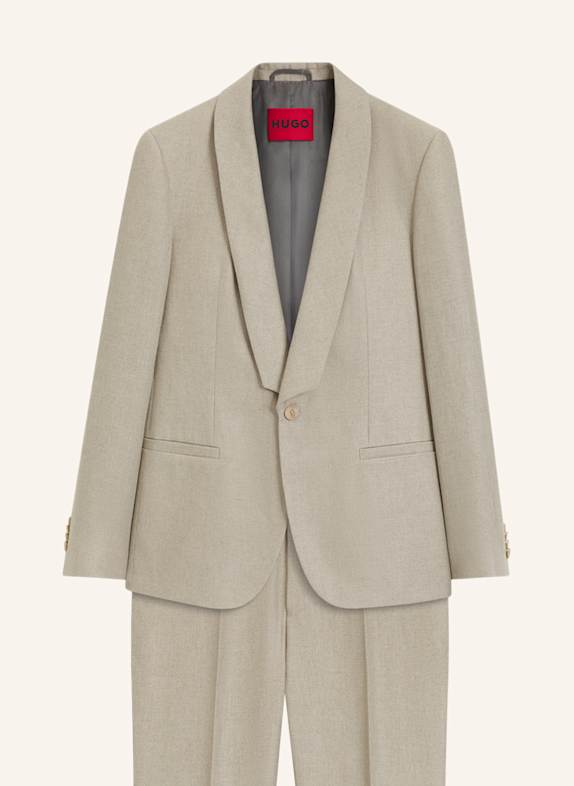 HUGO Business Anzug HENRY/GETLIN241E1 Slim Fit BEIGE