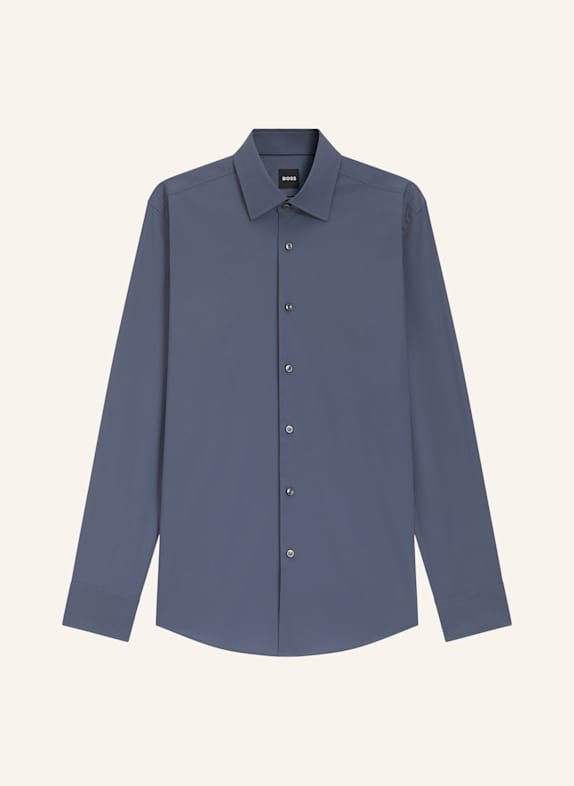 BOSS Hemd HANK Slim Fit BLAU/ HELLBLAU