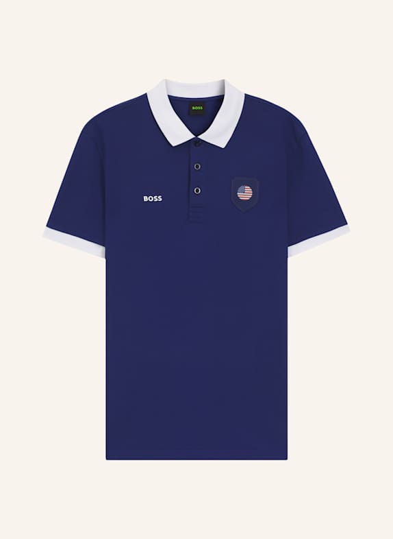 BOSS Poloshirt PL_BB BC LUX PADDY Regular Fit BLAU