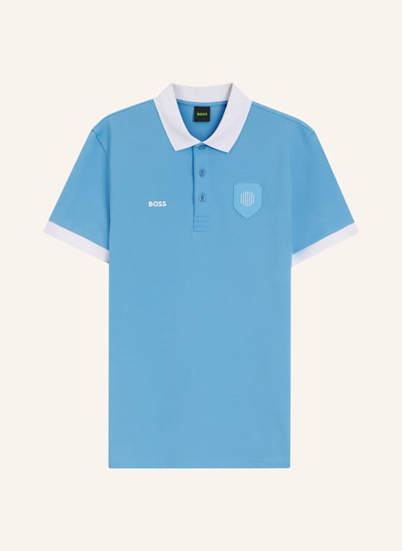 BOSS Poloshirt PL_BB BC LUX PADDY Regular Fit HELLBLAU