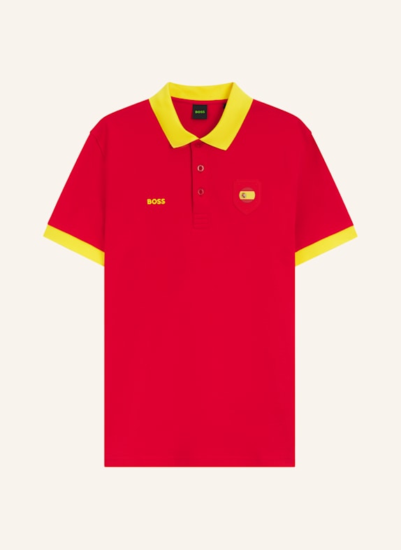 BOSS Poloshirt PL_BB BC LUX PADDY Regular Fit DUNKELROT