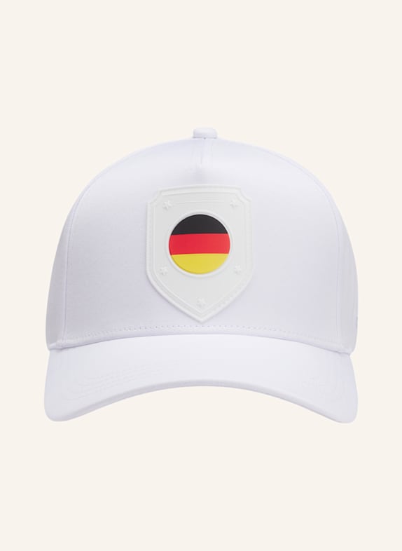 BOSS Gewebte Cap POULIN-BC D'LUX-FLAG WEISS