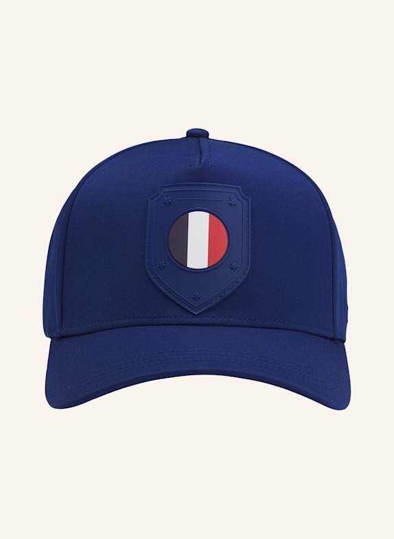 BOSS Gewebte Cap POULIN-BC D'LUX-FLAG DUNKELBLAU