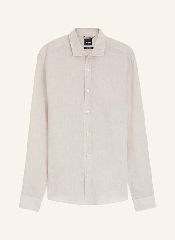 BOSS Casual Hemd C-LIAM-SP-262 Regular Fit BEIGE