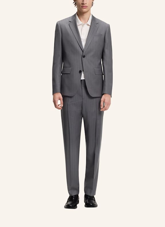 HUGO Anzug HENRY-GATUR263X Slim Fit DUNKELGRAU