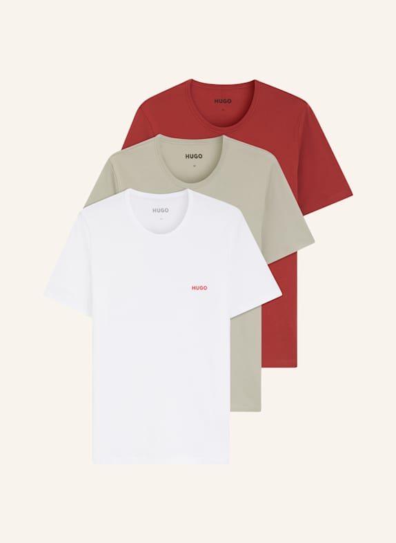 HUGO Unterwäsche Top T-SHIRT RN TRIPLET P Regular Fit WEISS