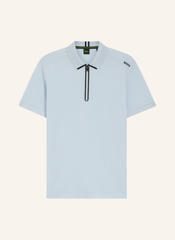 BOSS Poloshirt PL_TERRACE ZIP Regular Fit BLAU