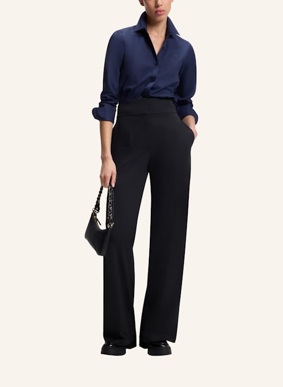 HUGO Blouse THE ESSENTIAL SHIRT Regular Fit BLAU