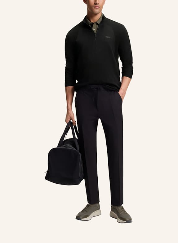 BOSS Pullover KN_MOMENTUM-LITE MZ Regular Fit SCHWARZ