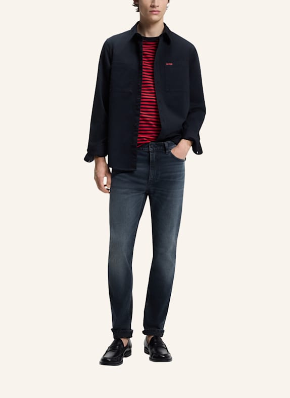 HUGO Jeans HUGO 708 Slim Fit DUNKELBLAU