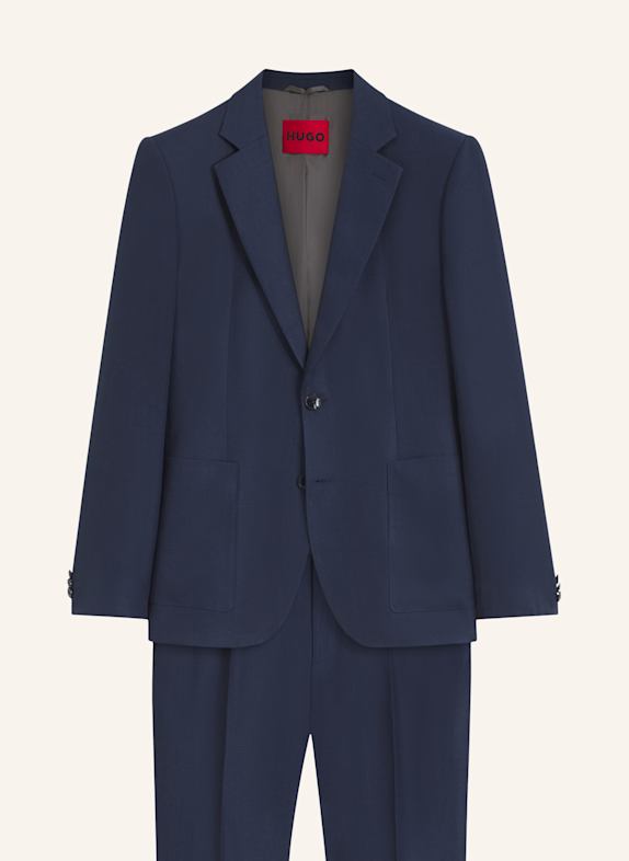 HUGO Business Anzug ARTI-HESTEN263F1 Extra-Slim Fit DUNKELBLAU