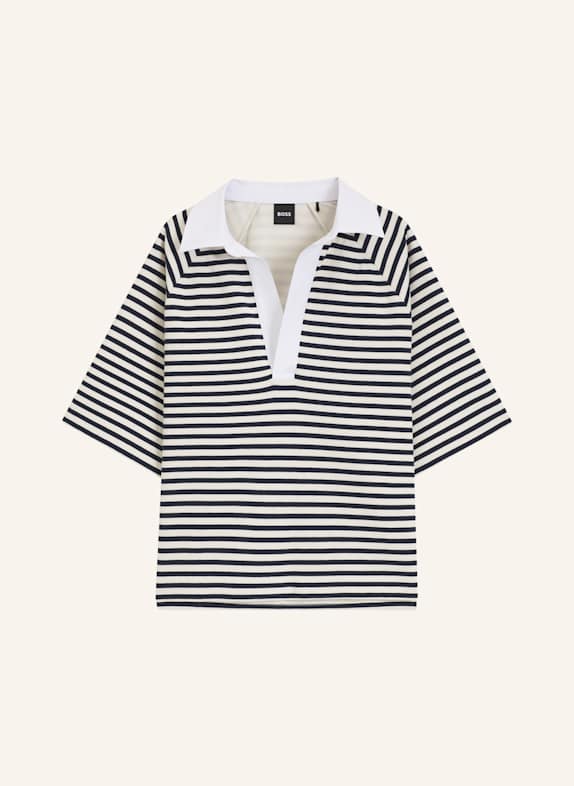 BOSS Sweatshirt ESSIPA_STRIPED DUNKELBLAU
