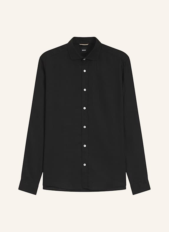 BOSS Casual Hemd C-LIAM-SP-262 Regular Fit SCHWARZ