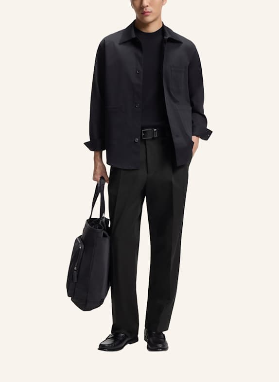 BOSS Business Hose C-PAT-DPL-263 Relaxed Fit SCHWARZ