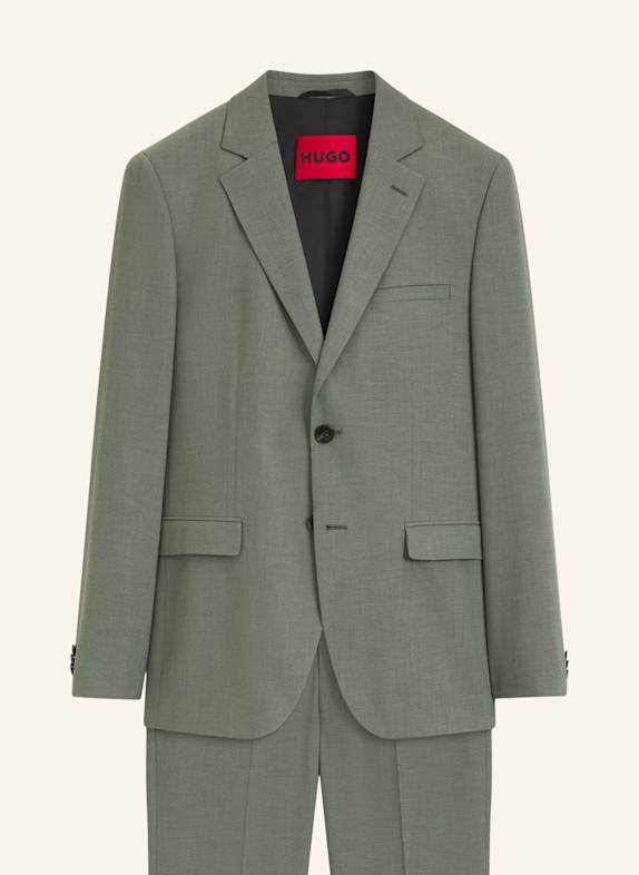 HUGO Business Anzug ARTI-HESTEN253X Extra-Slim Fit GRÜN