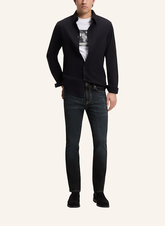 BOSS Jeans DELAWARE-2-BO Slim Fit DUNKELBLAU