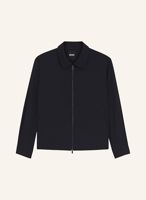 BOSS Blazer P-CARPER-ZIP-263F Relaxed Fit DUNKELBLAU