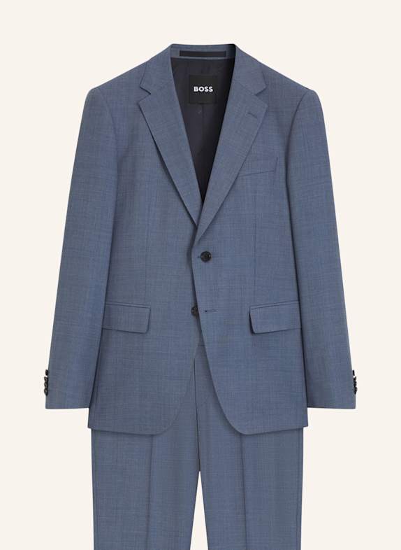 BOSS Business Anzug H-HUGE-2PCS-263 Slim Fit HELLBLAU