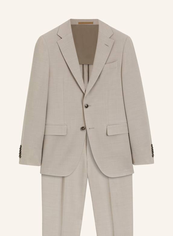 BOSS Business Anzug L-HESTON2PCSLP-FP263 Slim Fit BEIGE