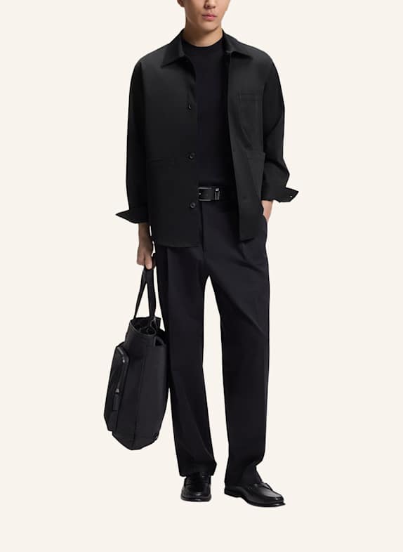BOSS Sakko C-CARPER-OS-3PP-263 Relaxed Fit SCHWARZ