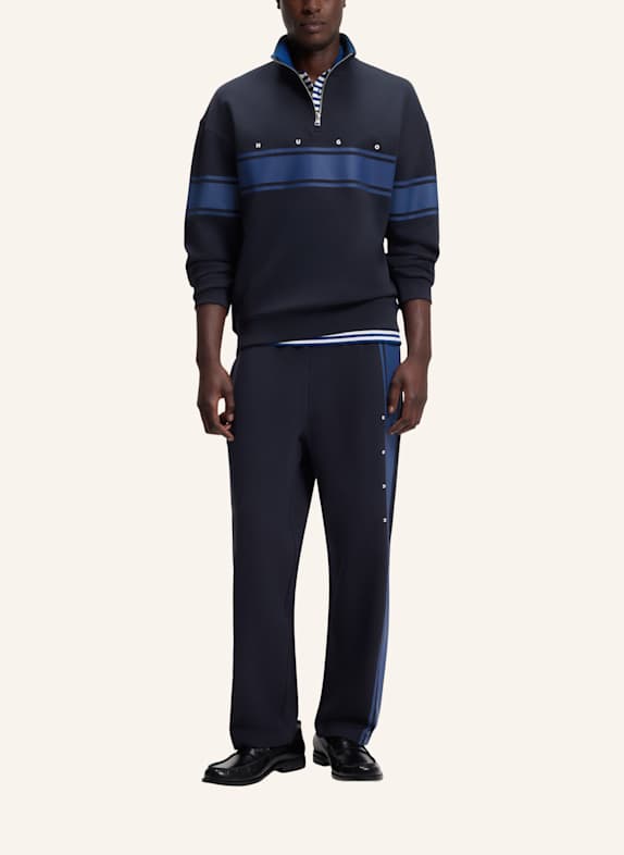 HUGO Sweatshirt DEMSIZIP Relaxed Fit DUNKELBLAU
