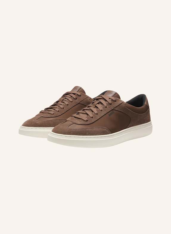 BOSS Sneaker KIERAN_TENN_SDNYN DUNKELBRAUN
