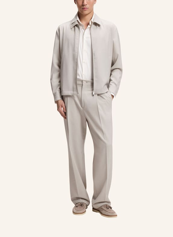 BOSS Sakko P-CARPER-ZIP-263F Relaxed Fit BEIGE