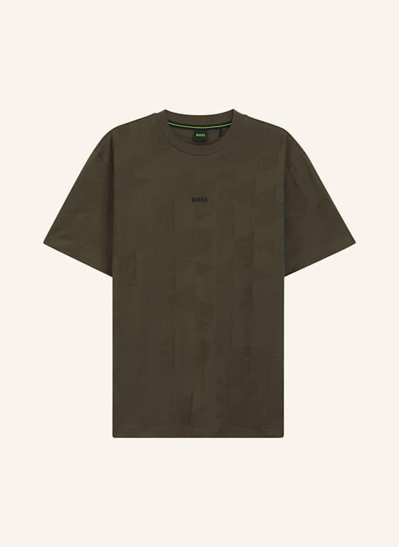 BOSS T-Shirt TS_NETWORK JQ Regular Fit GRÜN