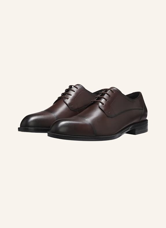 BOSS Business-Schnürschuh DERREK_DERB_BUCTPF DUNKELBRAUN