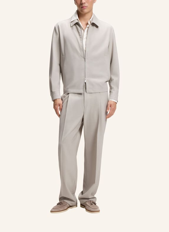 BOSS Business Hose P-PAT-PL-CW-263F Relaxed Fit BEIGE
