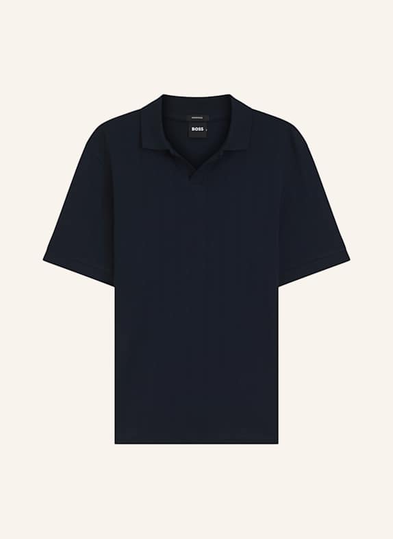 BOSS Poloshirt C-PONTI 118 Regular Fit DUNKELBLAU