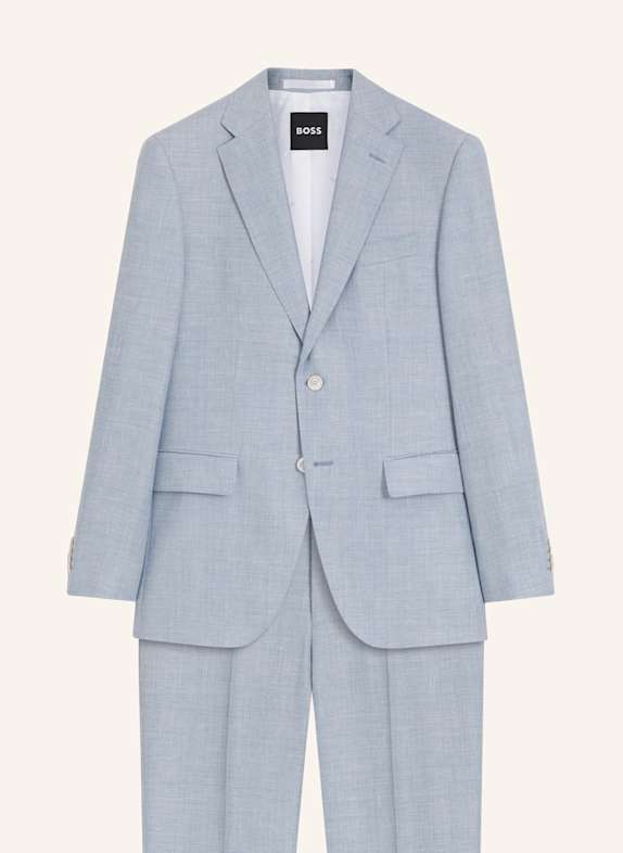BOSS Business Anzug H-JECKSON-2PCS-263 Regular Fit HELLBLAU