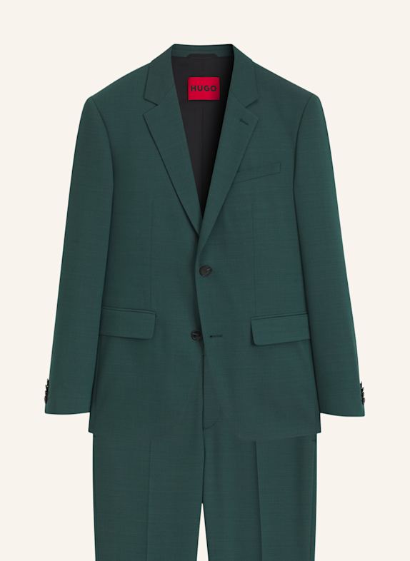 HUGO Business Anzug HENRY-GETLIN253X Slim Fit DUNKELGRÜN