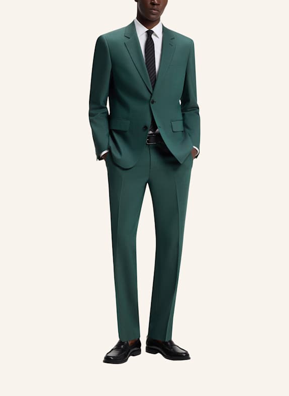 HUGO Anzug HENRY-GETLIN Extra Slim Fit DUNKELGRÜN
