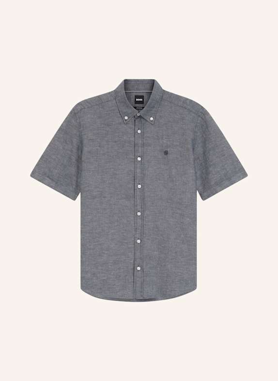 BOSS Casual Hemd H-LIAM-BD-SH-E-C-262 Regular Fit DUNKELBLAU