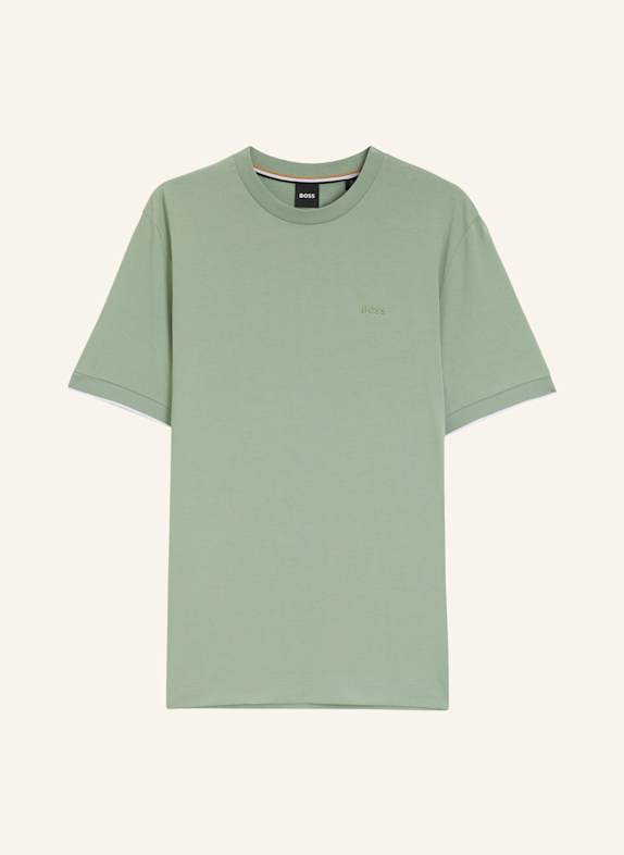 BOSS T-Shirt THOMPSON 250_IN Regular Fit GRÜN