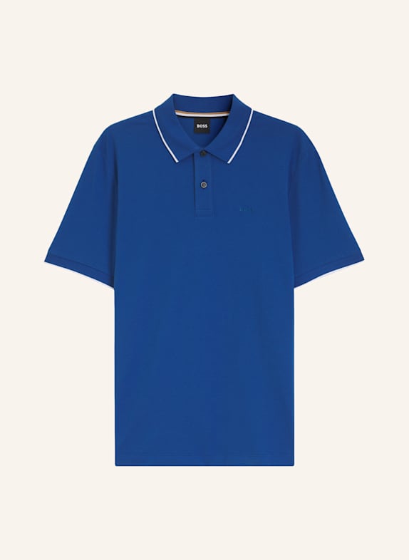 BOSS Poloshirt PARLAY 250_IN Regular Fit BLAU