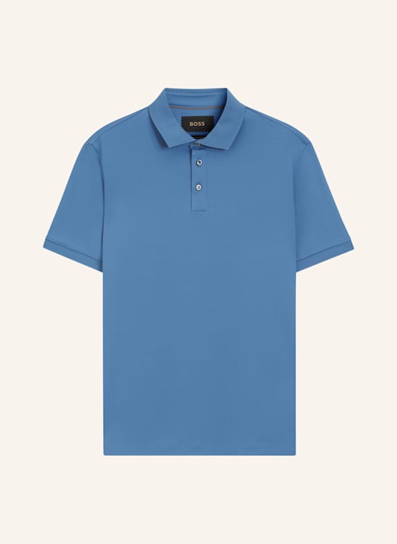 BOSS Poloshirt L-PERRY 14 Regular Fit BLAU