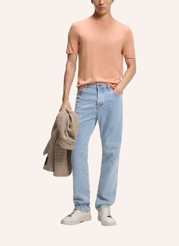 BOSS Pullover L-NOTTANO Regular Fit HELLROT