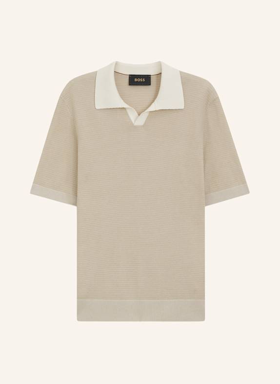 BOSS Pullover L-LANOSO Regular Fit BEIGE