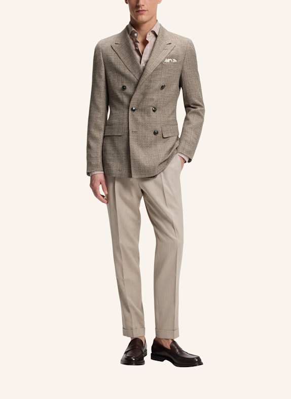 BOSS Sakko L-JEFF-DB-HL-262 Regular Fit BRAUN