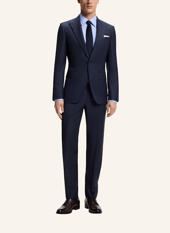 BOSS Hemd L-HAYS-KENT-C1-243 Slim Fit HELLBLAU