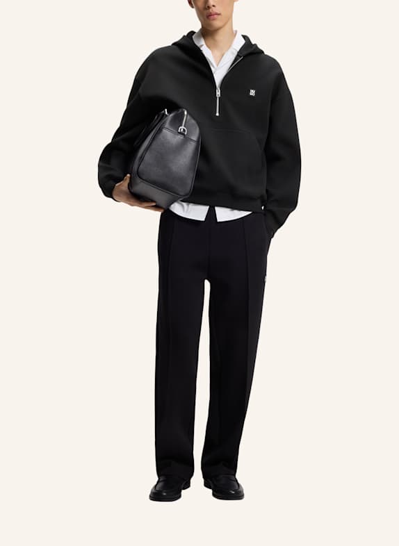 HUGO Sweatshirt DABINHOOD Oversize Fit SCHWARZ