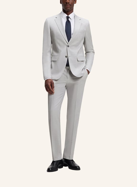BOSS Anzug H-HUGE-2PCS-263 Slim Fit GRAU